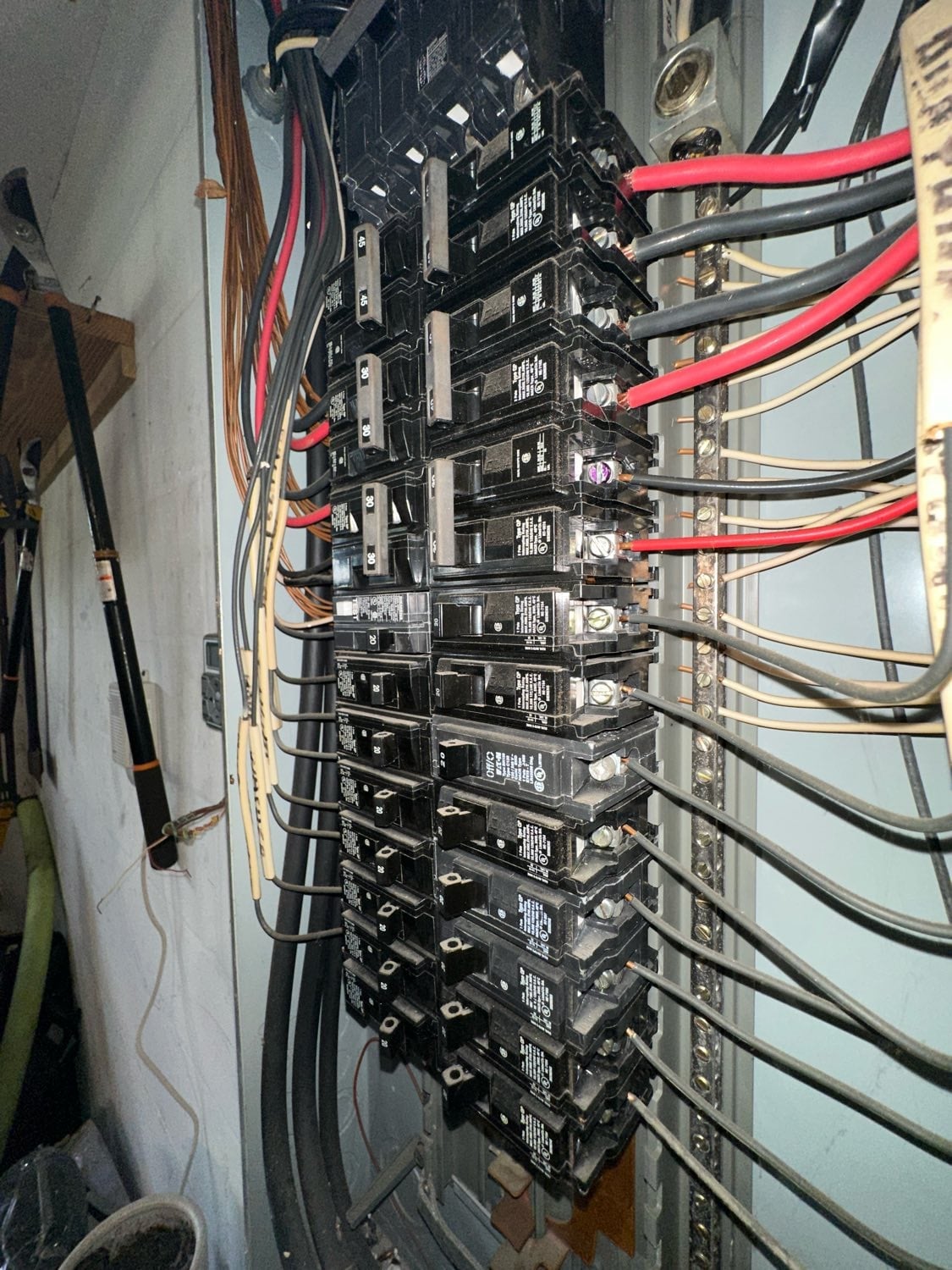 Electrical panel inspection for 4-point insurance inspection